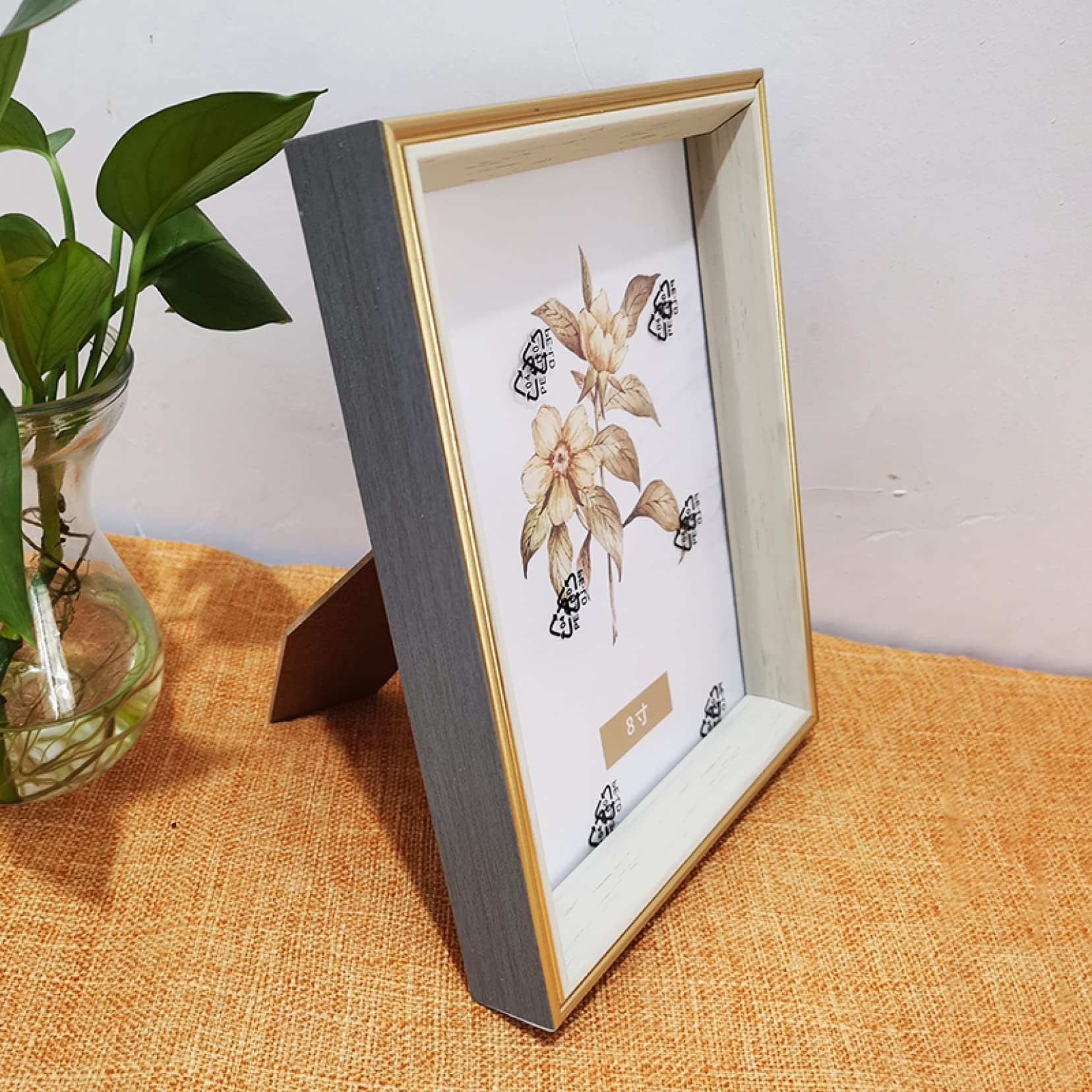 Nordic Simple Photo Frame - Plastic Glass Picture Frames for Wall Hanging, Home Decor, Poster Display - Perfect for Living Room, Bedroom & Office Decorations