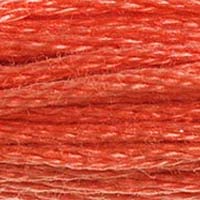 DMC Embroidery Floss - 351 Coral (6 Strand Cotton Thread for Cross Stitch, Needlepoint & Hand Sewing) - Perfect for DIY Crafts, Home Decor & Gift Making