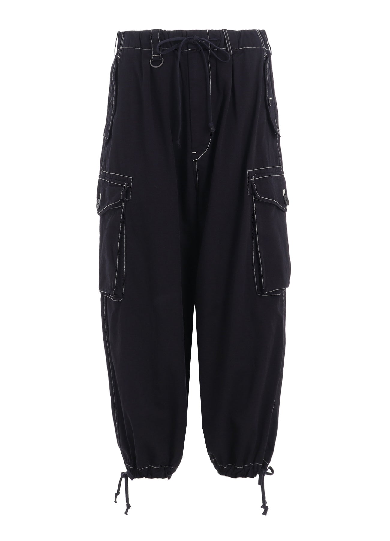 Premium Cotton Twill Garment Dyed Balloon Cargo Pants for Men - Comfortable & Stylish Casual Wear for Outdoor Adventures, Travel & Street Fashion