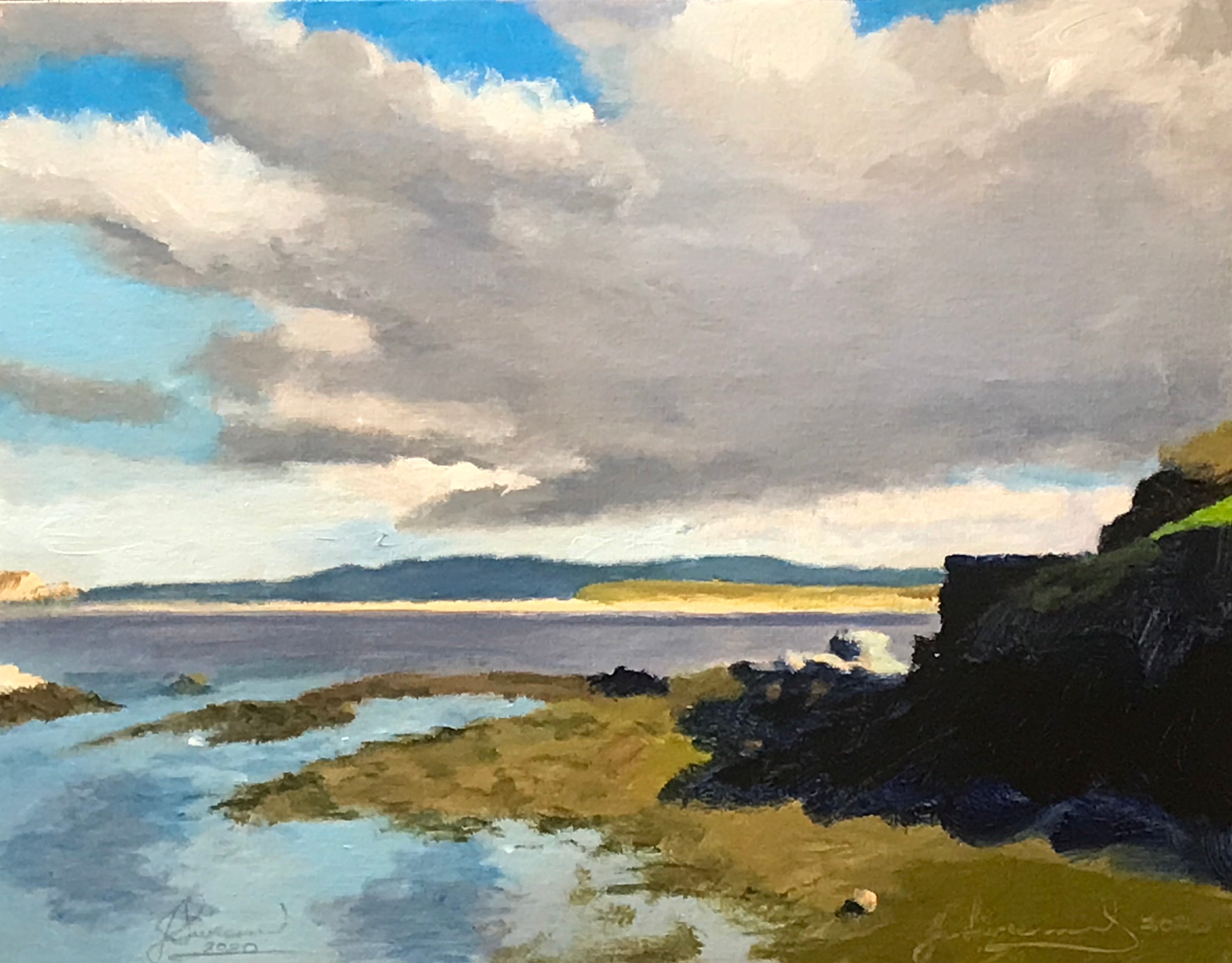 Joseph Sweeney: Beach at Dunfanaghy, Ireland - Stunning Coastal Landscape Art Print for Home & Office Decor | Perfect for Living Room, Bedroom or Gift