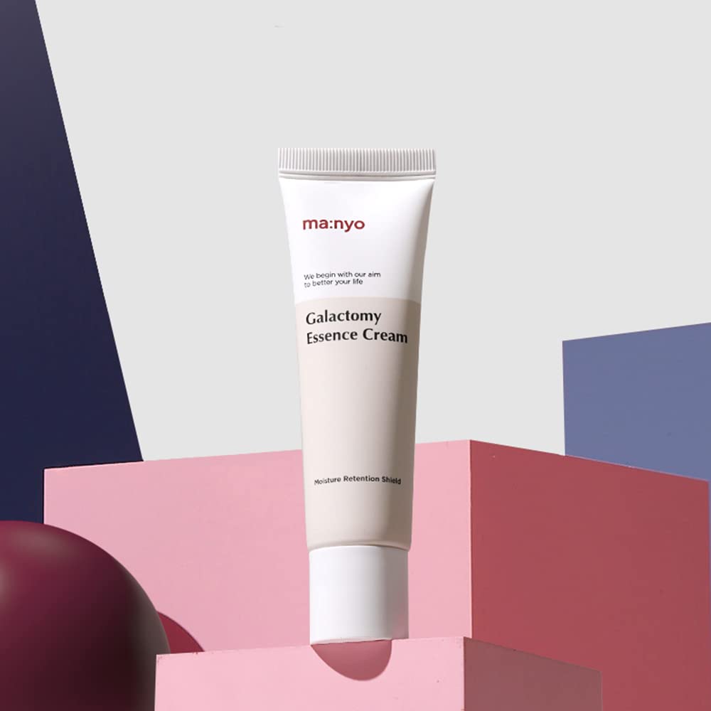 ma:nyo Galactomy Essence Cream with Niacinamide - Korean Skincare for Brightening & Hydration - 1.69 fl oz (50ml) - Perfect for Daily Moisturizing & Nighttime Repair Routine