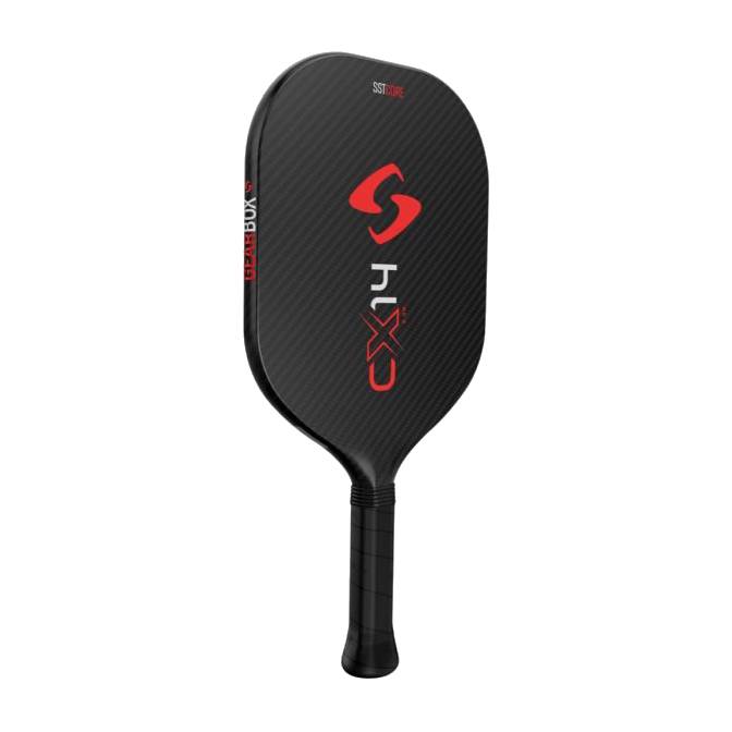 Gearbox CX14H Pickleball Paddle - Lightweight 8.0 oz Carbon Fiber Racket for Competitive Play & Training (Red) - Perfect for Tournaments, Recreational Games & Outdoor Sports