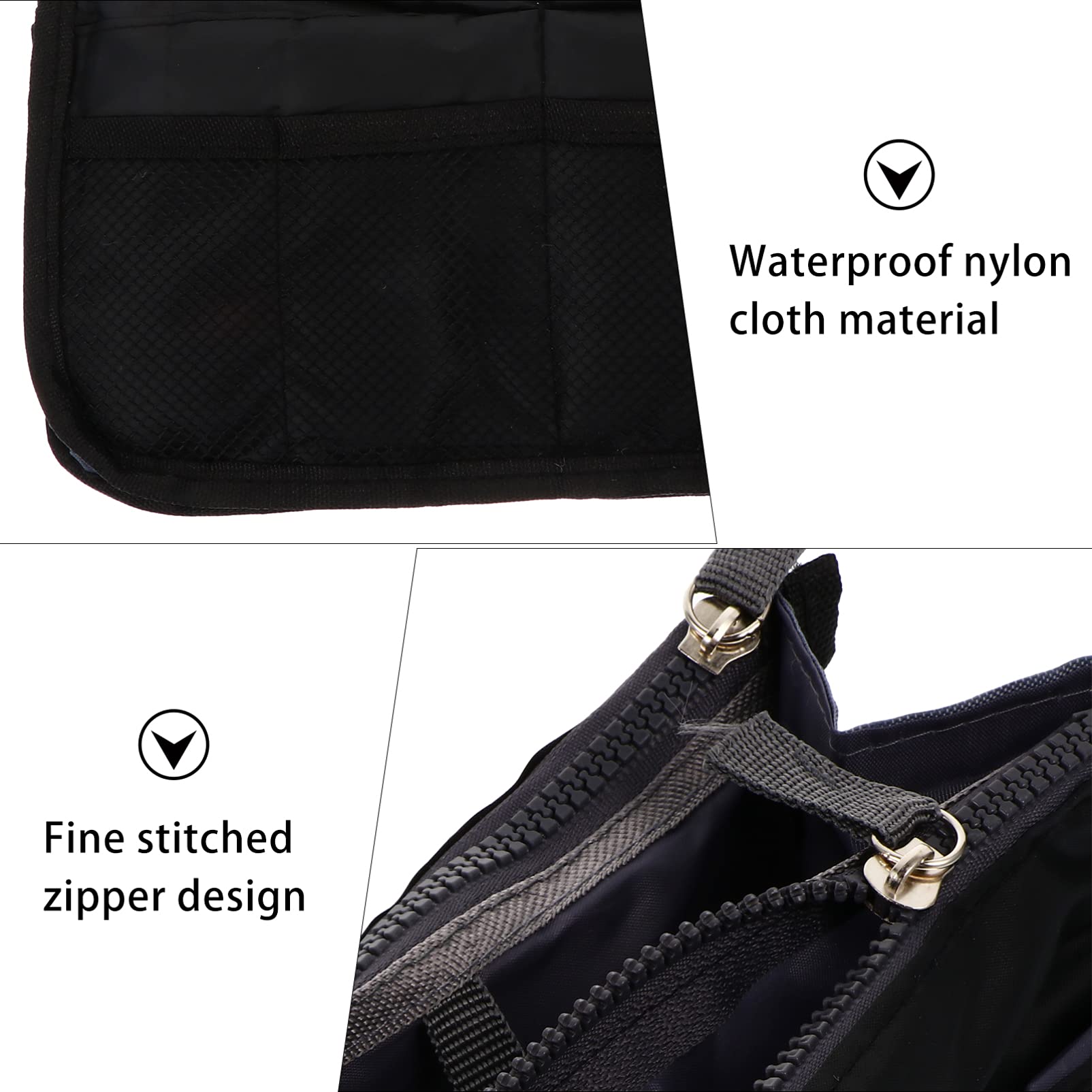 Cabilock 1-Piece Nylon Handbag Organizer - Multi-Layer Travel Storage Bag for Makeup & Cosmetics | Stylish Portable Clutch Liner for Purse Organization, Perfect for Travel, Work & Daily Use