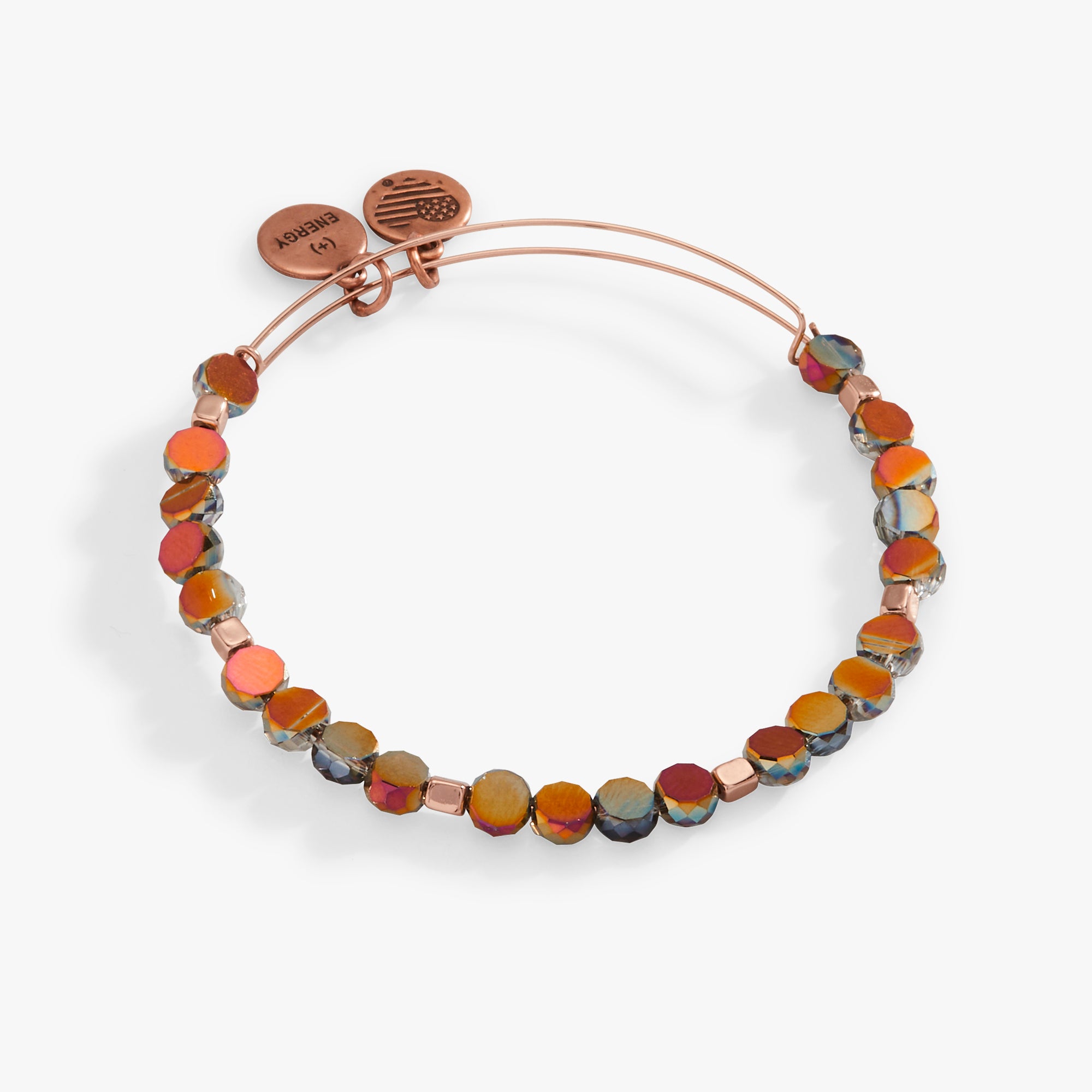 Devotion Beaded Bangle Bracelet for Women - Elegant Bronze Jewelry - Perfect for Everyday Wear, Parties & Special Occasions