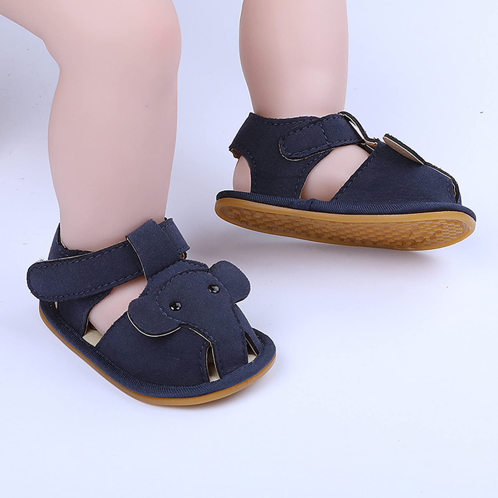 **Toddler Girls' Elephant Sandals - Soft Sole Beach Sandals for Baby Girls, Summer Prewalker Shoes for Comfortable Walking & Outdoor Play**    *(Perfect for Beach Trips, Park Walks, and Everyday Playtime!)*