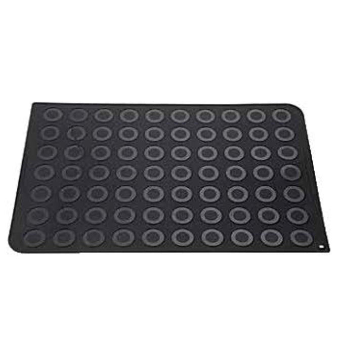 Non-Stick Silicone Macaron Baking Mat with 70 Cavities - Perfect for French Macarons, Cookies, and Pastry Making at Home