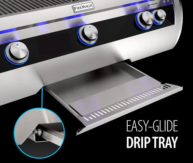 Fire Magic Echelon Diamond 48-Inch 4-Burner Built-In Natural Gas Grill (Model E1060I) - Perfect for Outdoor Kitchens, Backyard BBQs, and Patio Entertaining