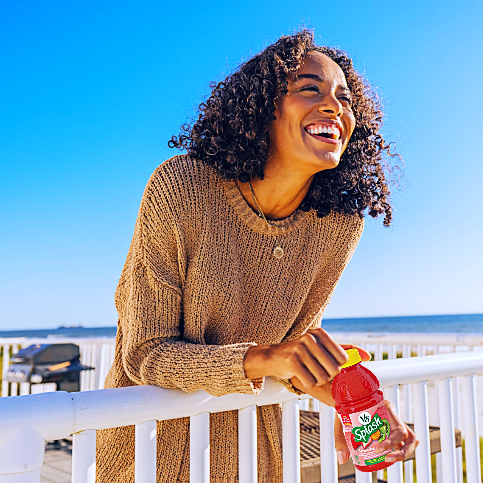 V8 Splash Vegetable Juice - Berry, Tropical & Strawberry Kiwi Flavors | 16 Fl Oz Bottles (6-Pack) | Healthy Fruit & Veggie Drink for Energy & Hydration | Perfect for Breakfast, Lunch & On-the-Go Refreshment