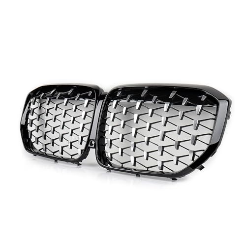 Glossy Black Chrome Diamond Star