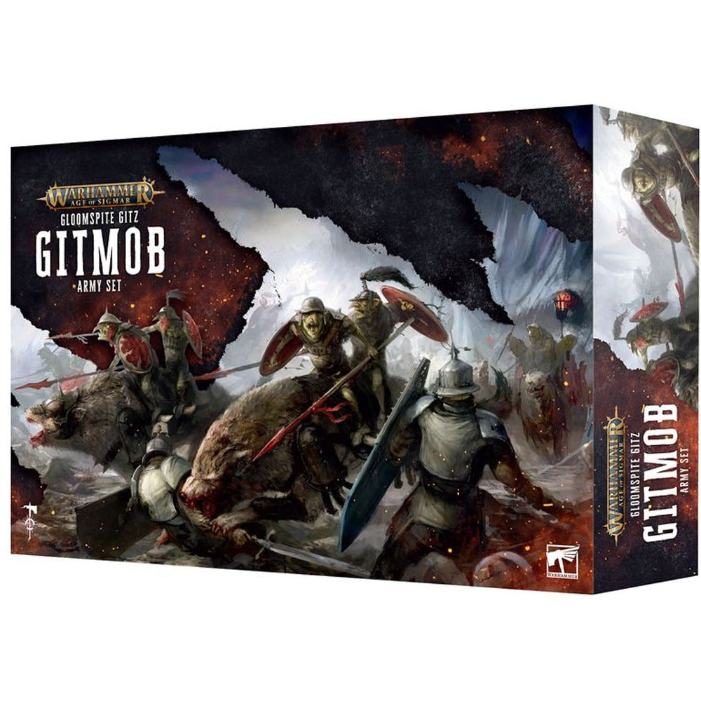 Gloomspite Gitz Gitmob Army Set - AOS Warhammer Fantasy Battle Miniatures for Tabletop Gaming | Perfect for Wargaming Enthusiasts & Collectors