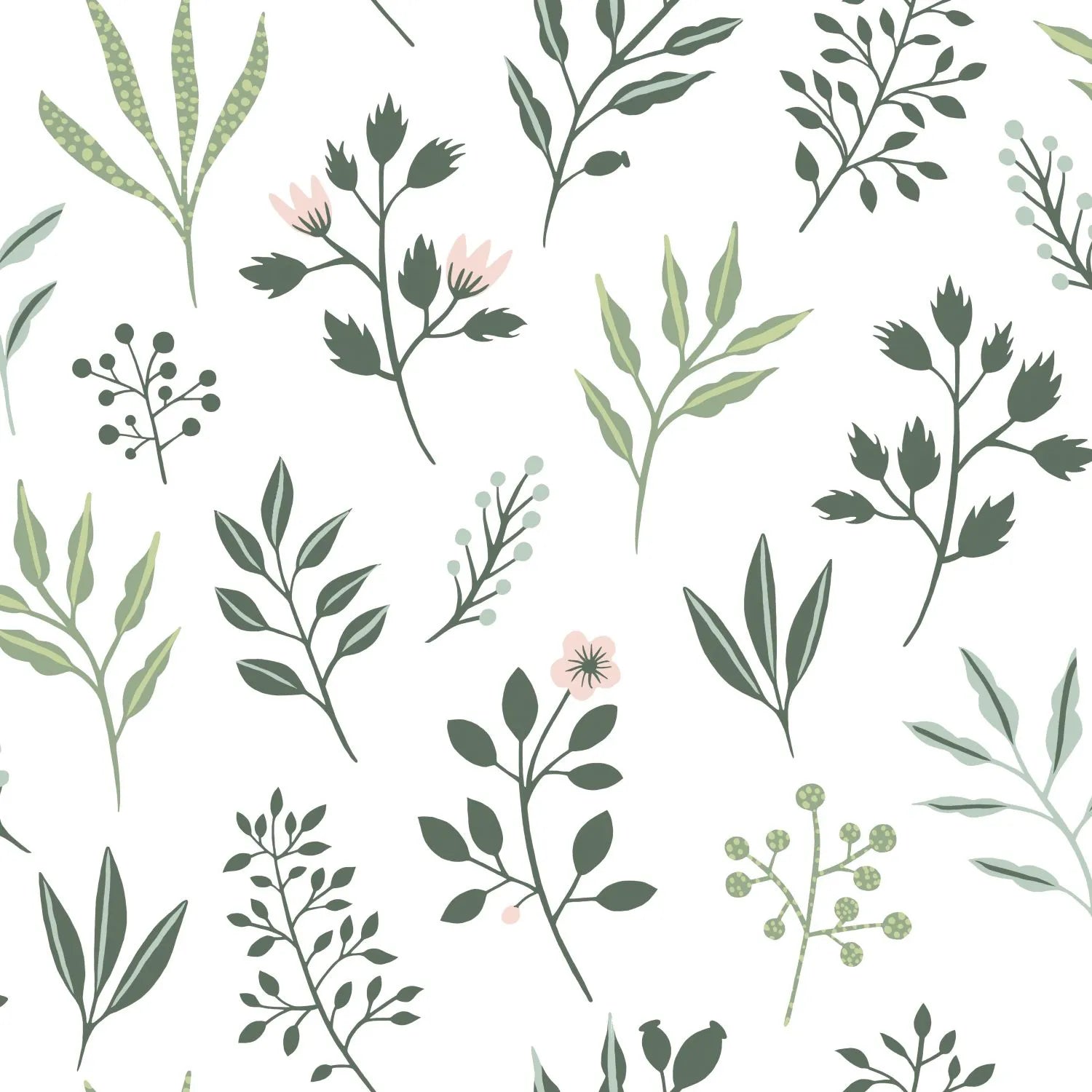 Scandi Cool Greenery - Modern Scandinavian Style Artificial Plants for Home & Office Decor - Perfect for Living Room, Bedroom, and Workspace