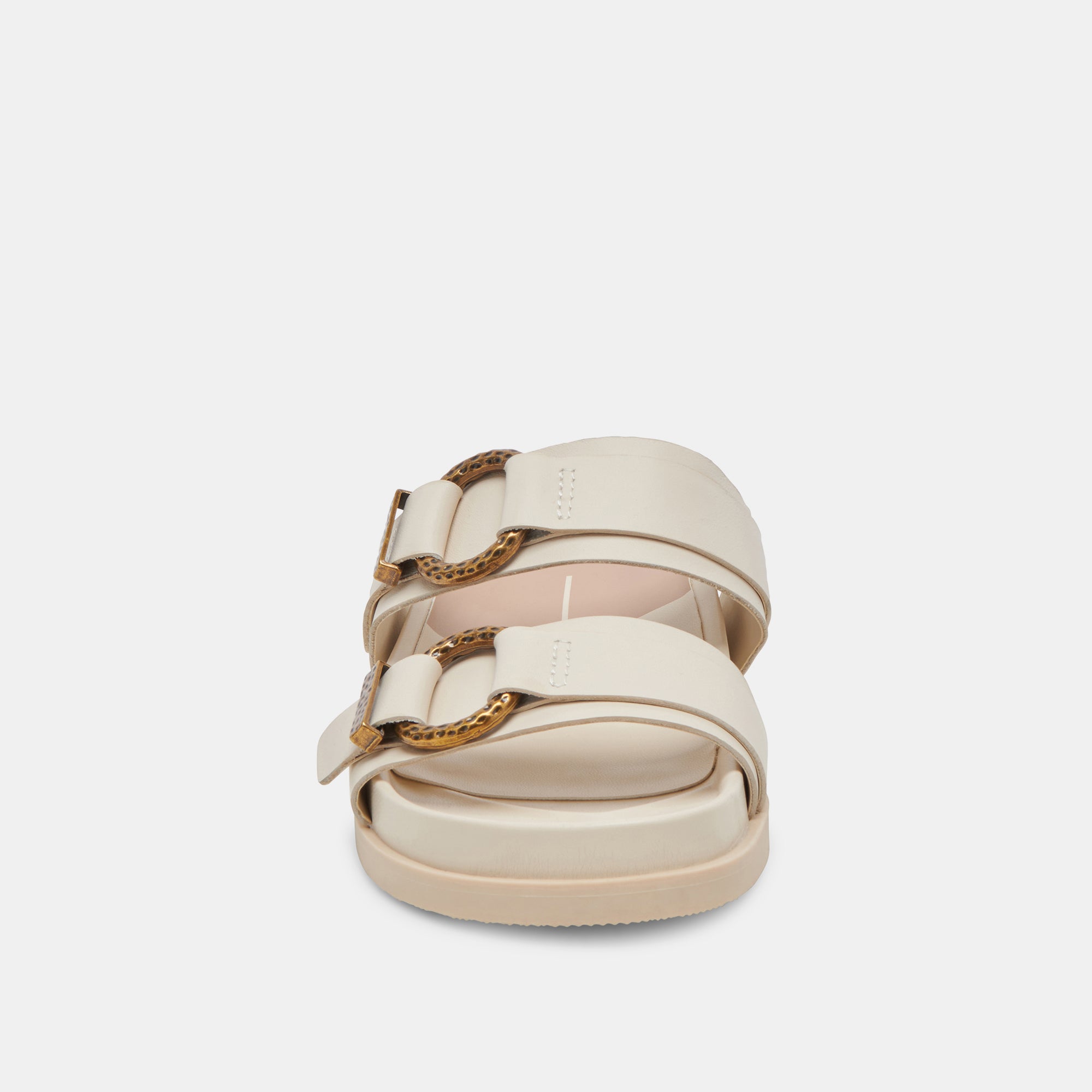 SOYA Women's White Leather Sandals - Comfortable & Stylish Summer Casual Shoes for Beach, Walking & Outdoor Activities