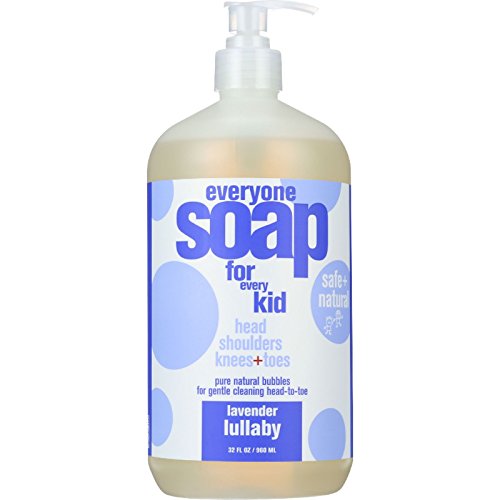 3-in-1 Kids Soap: Shampoo, Body Wash & Bubble Bath - Lavender Lullaby Scent, 32oz | Gentle Cleansing for Babies & Toddlers | Perfect for Bath Time, Bedtime Routine & Travel