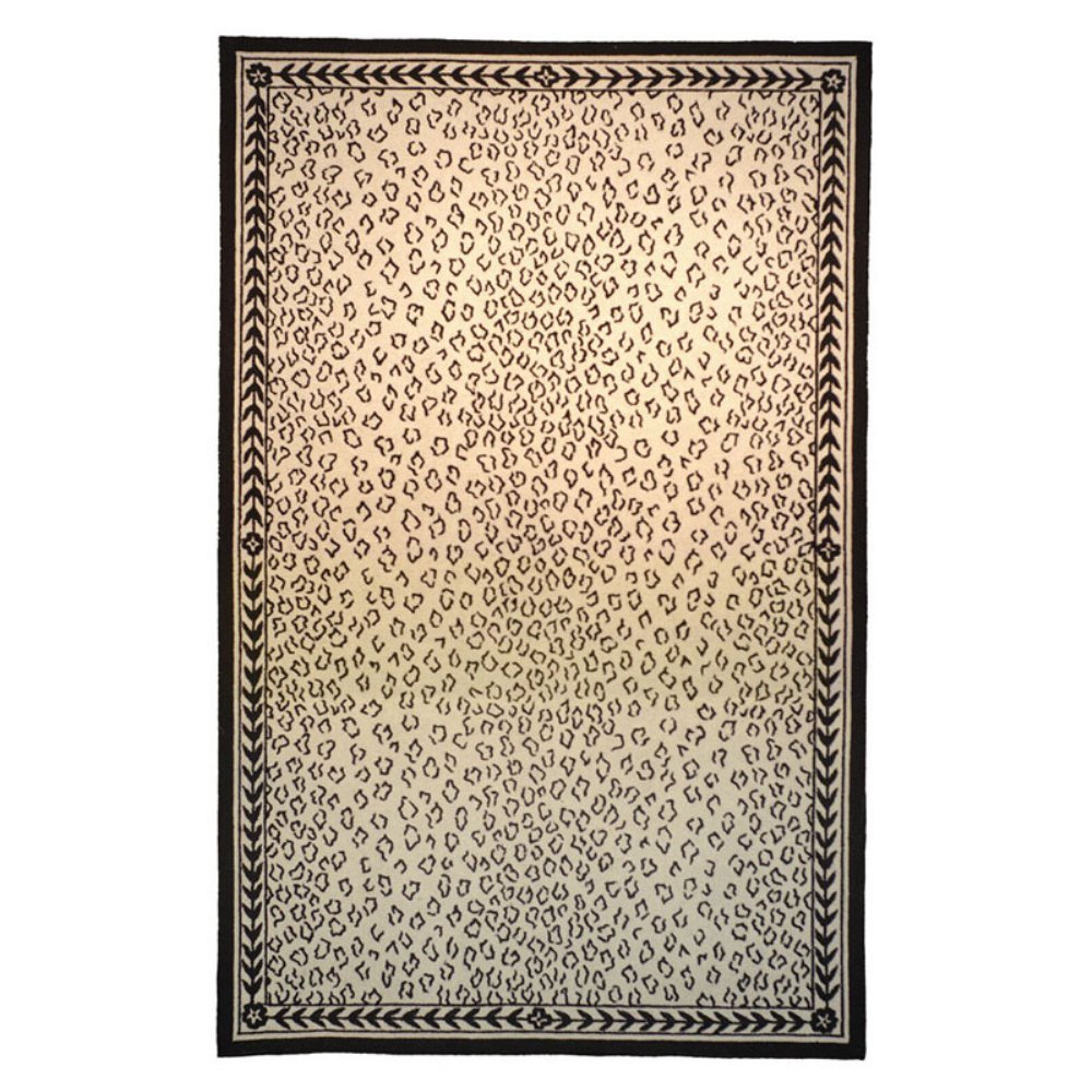 Safavieh Chelsea HK15C Leopard Print Area Rug - White & Cream Modern Animal Print Rug for Living Room, Bedroom, or Office Decor