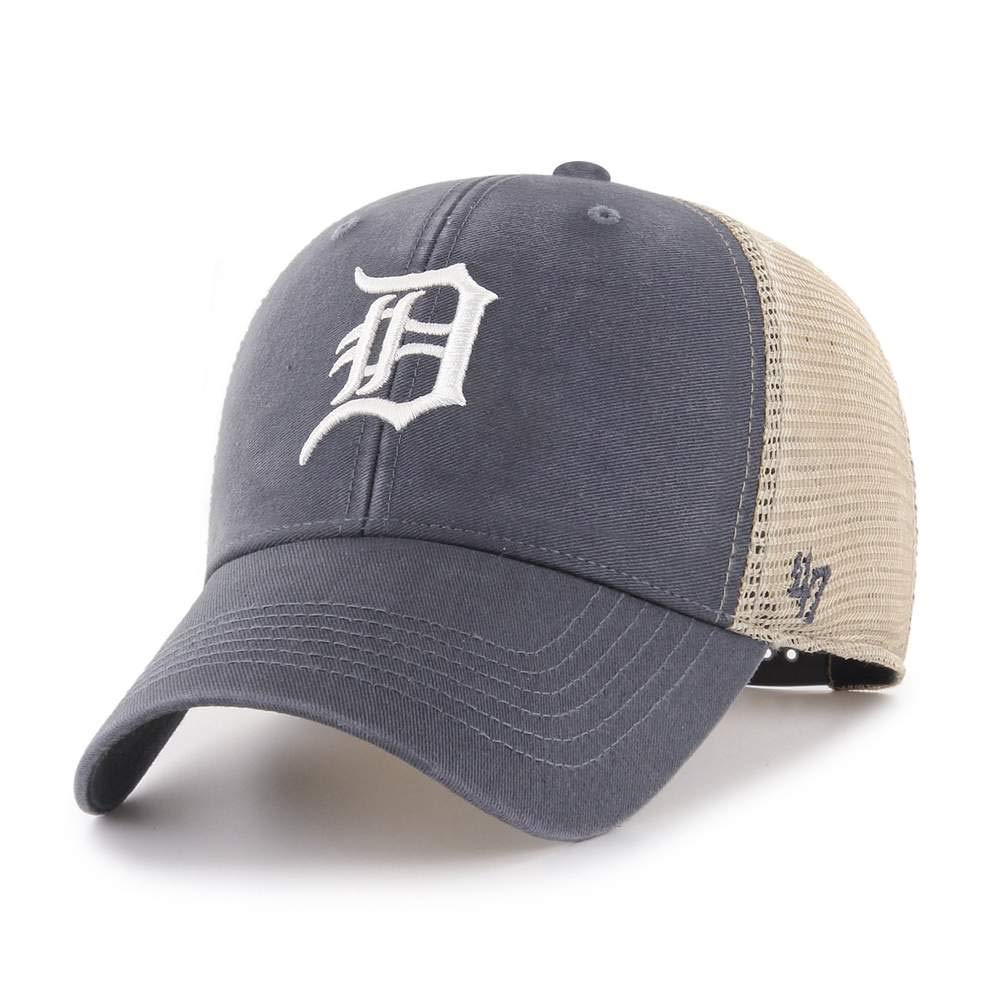 Detroit Tigers '47 MVP Vintage Washed Baseball Cap - Official MLB Licensed Hat for Fans, Game Day & Casual Wear