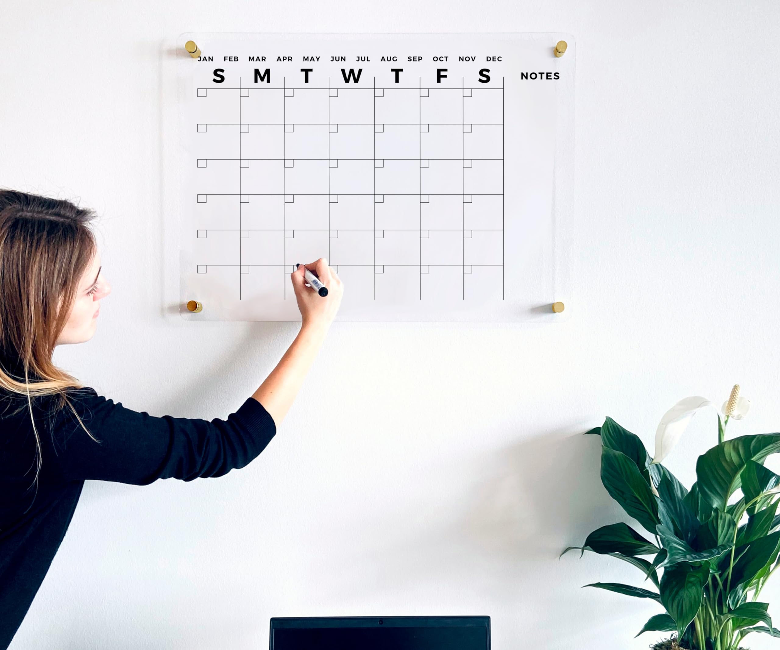 2025 Premium Acrylic Wall Calendar - 24x18