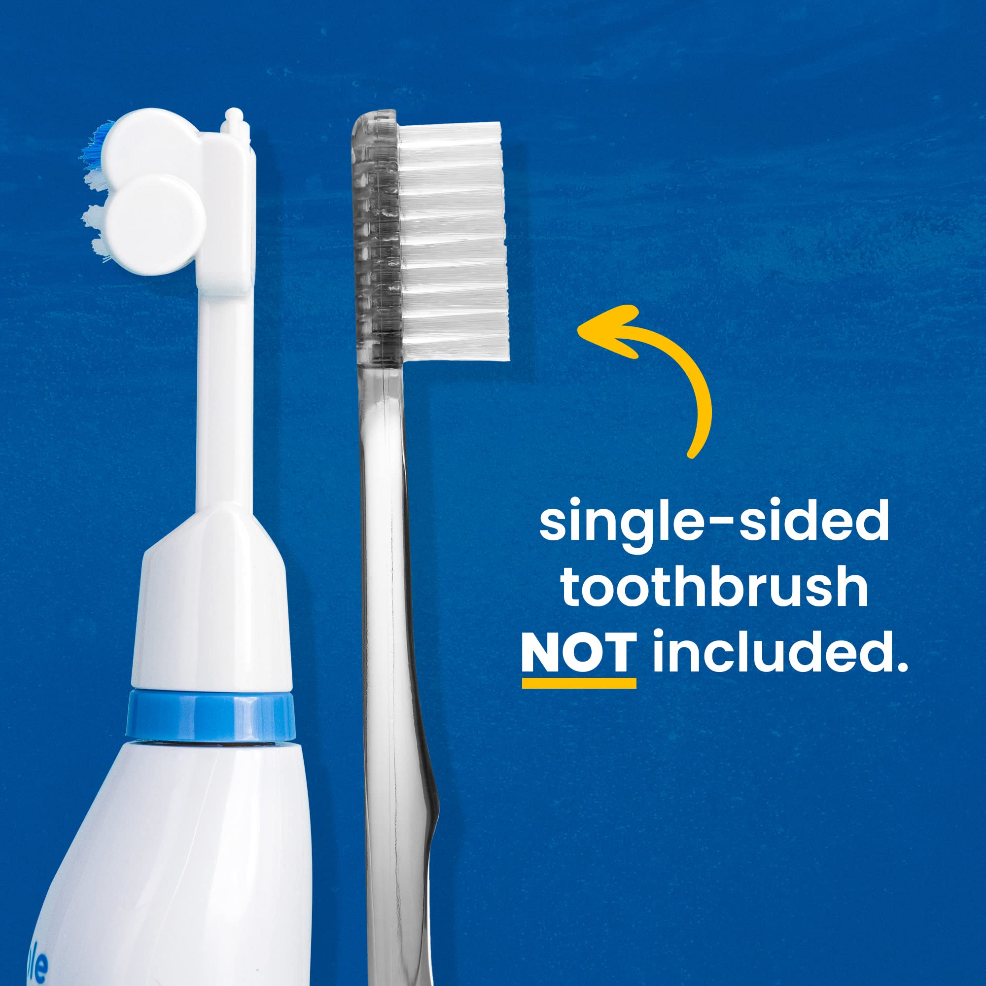Triple Bristle Original Sonic Toothbrush - Rechargeable 31000 VPM Electric Toothbrush with Patented 3 Head Design & Angled Bristles | Dentist Approved for Deep Teeth Cleaning | 2 Pack for Home & Travel Use