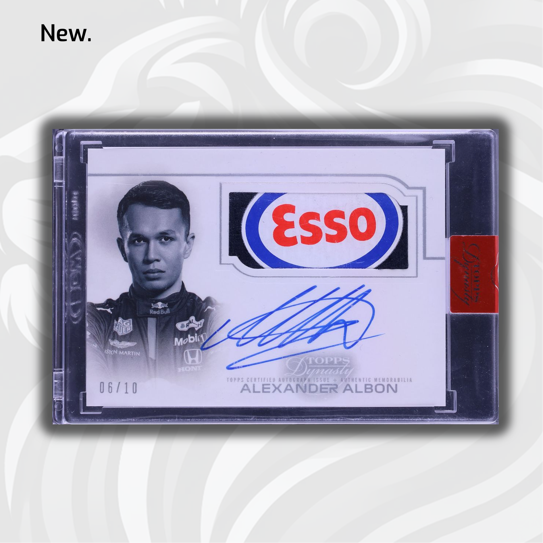 Alexander Albon Autographed Racing Gloves Relics - 2020 Topps Dynasty F1 Collectible Memorabilia - Perfect for F1 Fans, Sports Collectors & Racing Enthusiasts