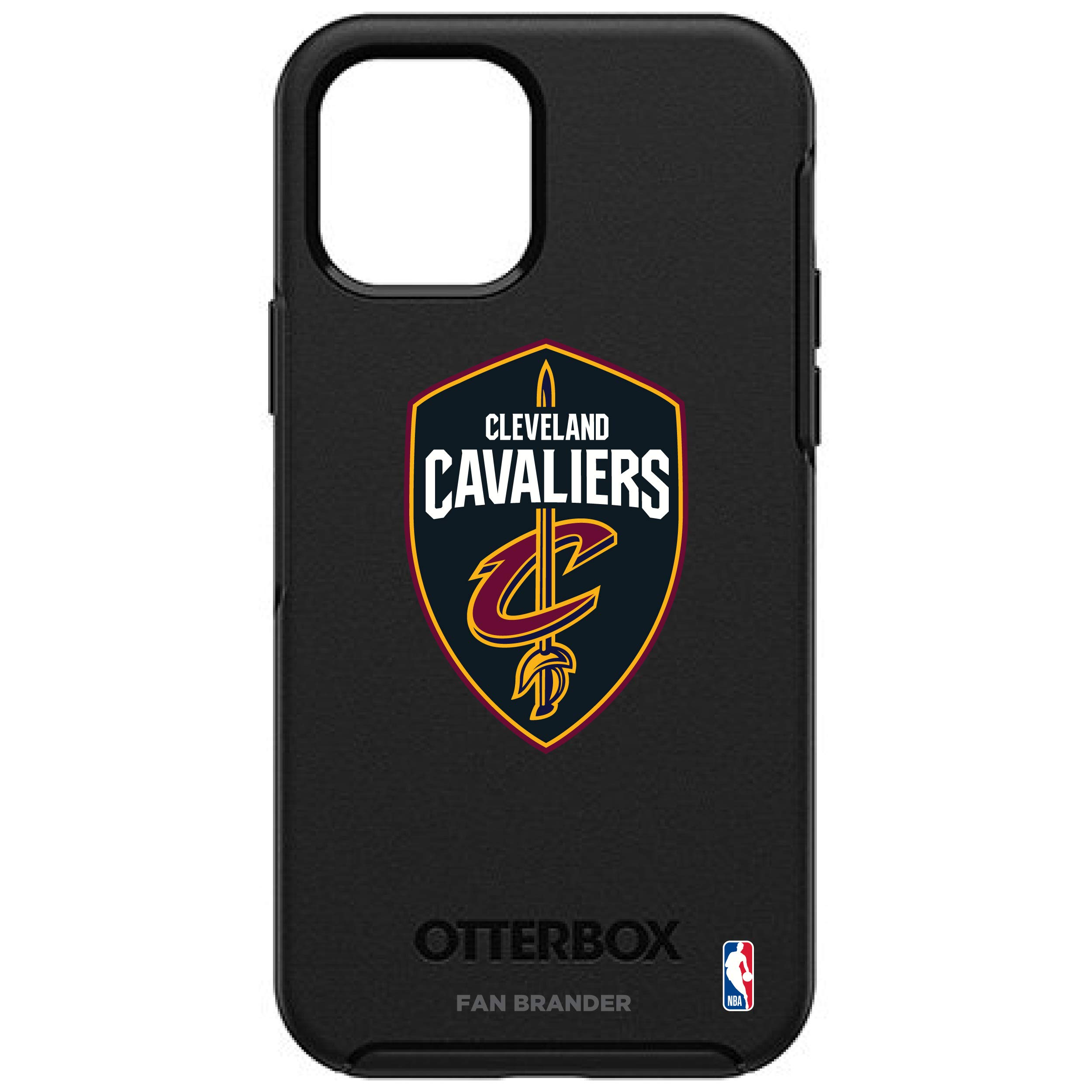 NBA Cleveland Cavaliers OtterBox Symmetry Case for iPhone 13 Mini - Durable Protective Phone Cover with Team Logo - Perfect for Basketball Fans & Game Day Support