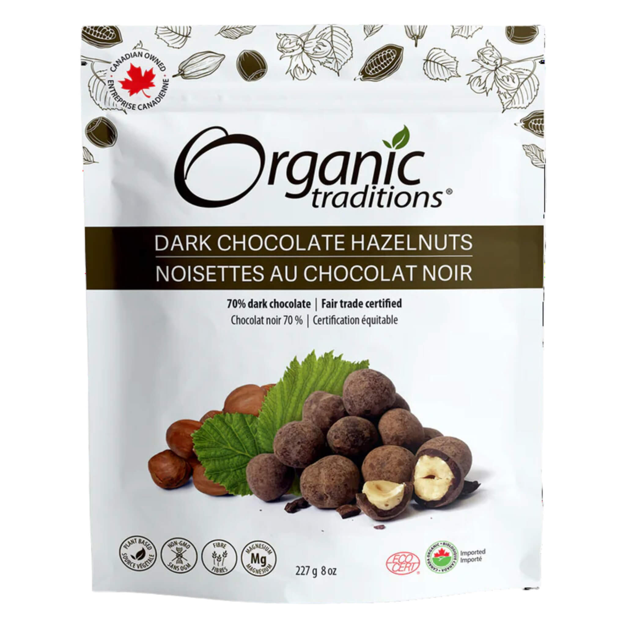 Premium Dark Chocolate Covered Hazelnuts - Gourmet Snack for Gifting, Parties & Healthy Desserts | Crunchy Nutty Flavor | Vegan & Gluten-Free Treat