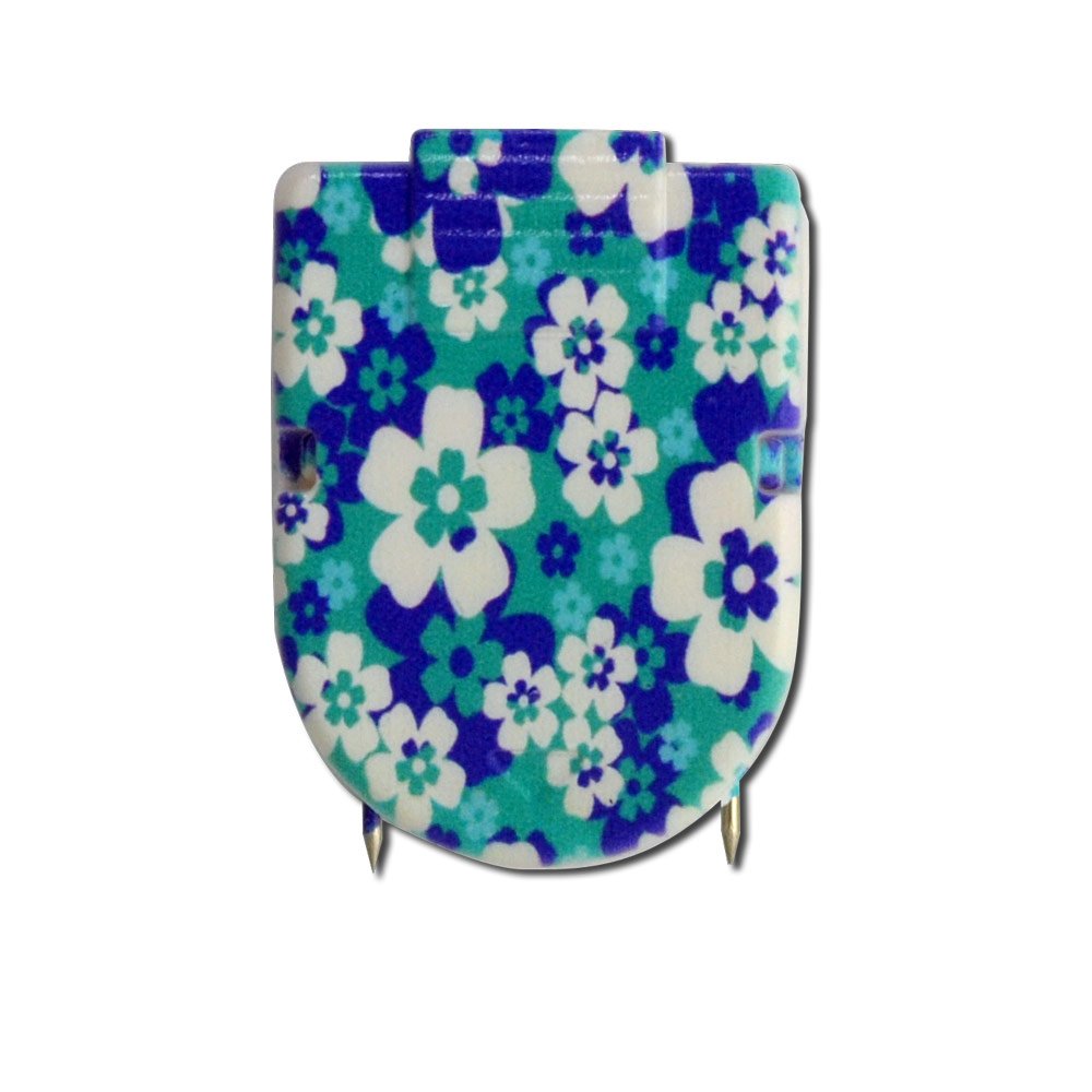 StockPins Floral Cubicle Clips - Set of 5 Decorative Office Binder Clips - Holds 40 Pages Securely - Perfect for Home, Office & School Organization - Great for Paperwork, Notes & Bulletin Boards