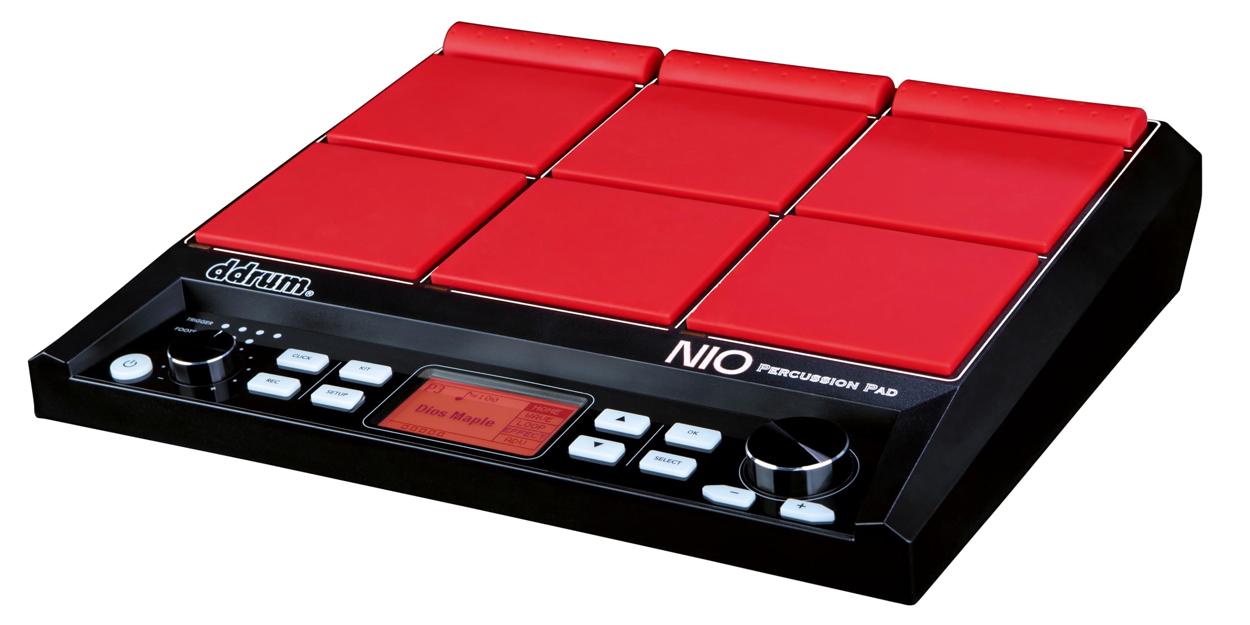 Ddrum NIO 9 Electronic Drum Pad - Professional Surface Percussion Pad for Drummers | Perfect for Live Performances, Studio Recording & Practice Sessions