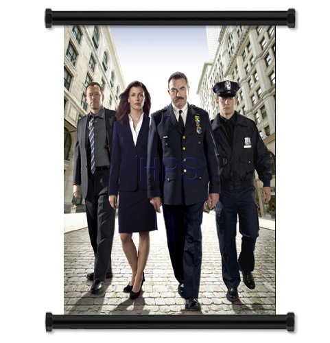 Blue Bloods Tom Selleck TV Show Fabric Wall Scroll Poster 16x20 Inches - Perfect for Living Room, Bedroom, or Office Decor
