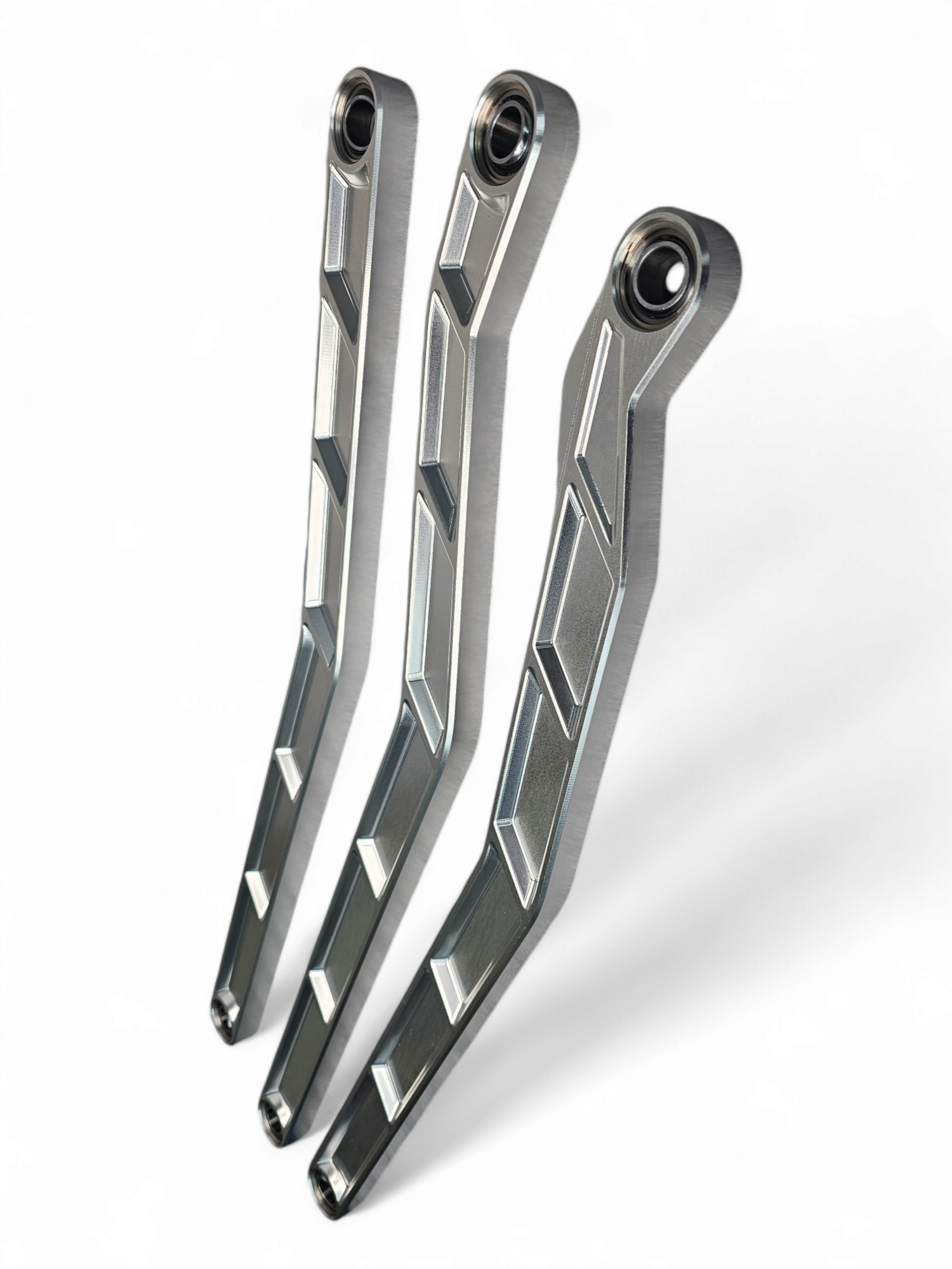 Can Am X3 Maverick High Clearance Radius Rods (2017-Present) - Clear Finish for 72