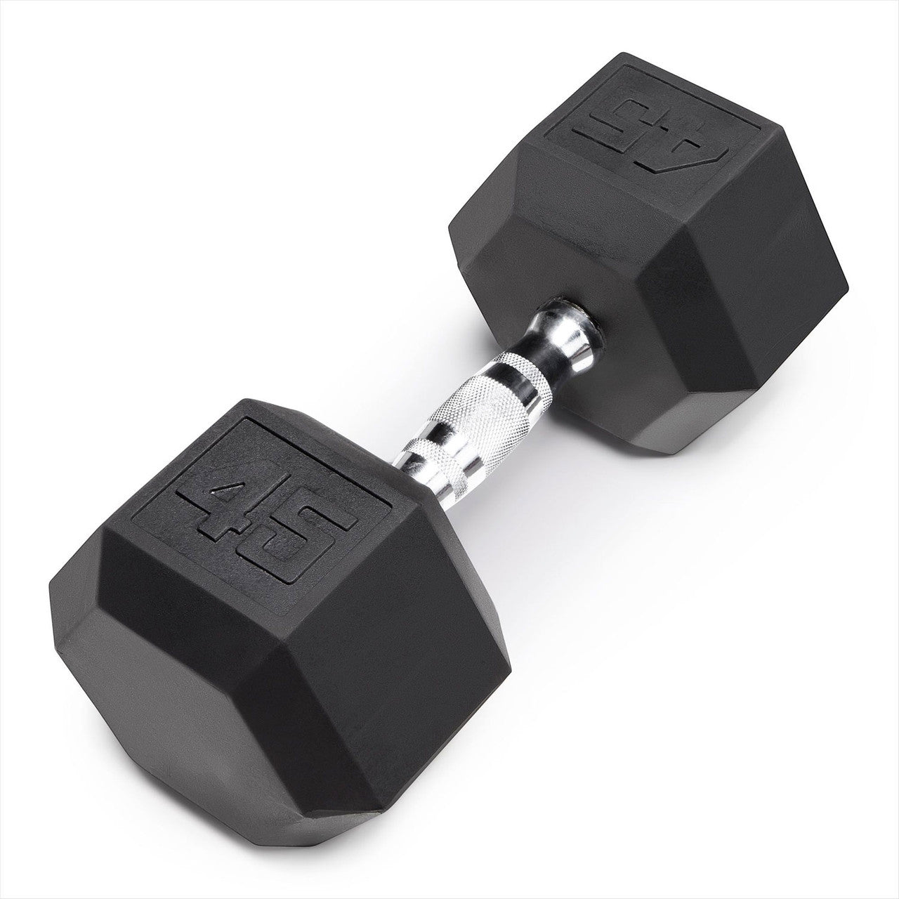 Marcy 45lb Rubber Hex Dumbbell Set - Heavy Duty Weight Lifting Equipment for Home Gym, Strength Training & CrossFit Workouts | Durable Non-Slip Grip for Safe Workout Sessions
