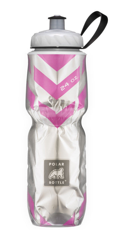 Polar Bottle Chervon 24oz (710mL) Insulated Water Bottle - Leak Proof, BPA Free, Durable Cycling & Sports Bottle for Hiking, Gym, Running & Outdoor Activities