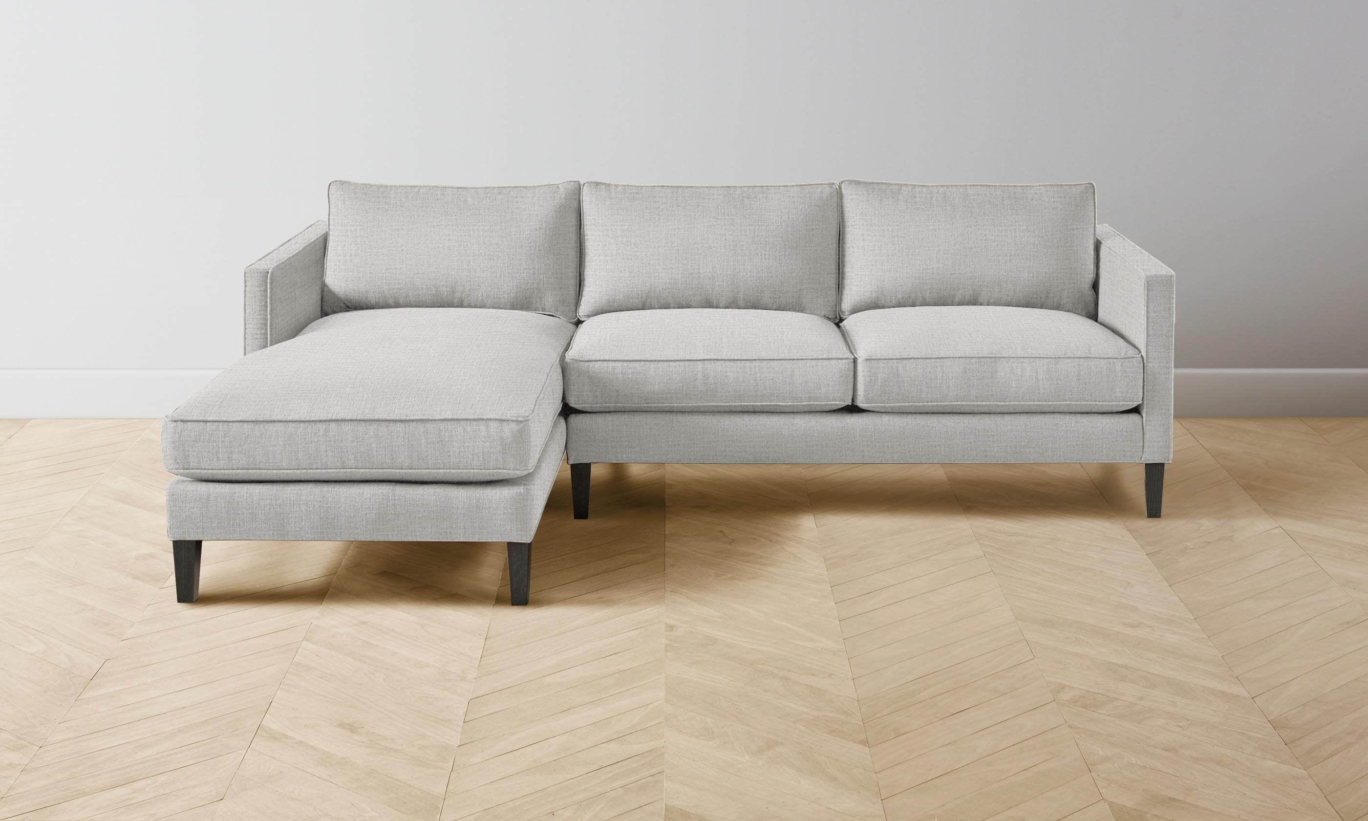 The Crosby Sectional Sofa - Premium Performance Woven Chenille Fabric with Steel Frame - Perfect for Living Rooms, Family Rooms & Cozy Home Spaces