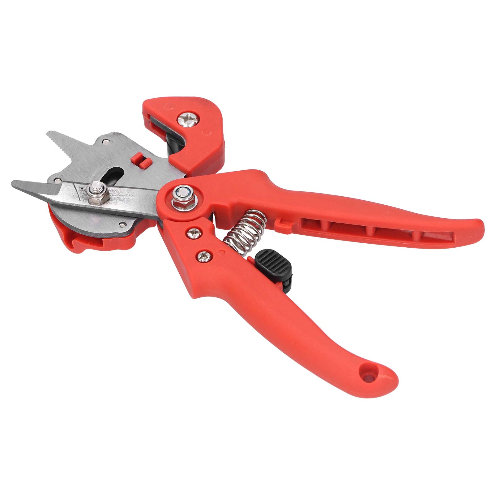 Vbestlife Grafting Machine & Tool Set - Professional Garden Grafting Kit with Cutting Scissors for Fruit Trees, Seedlings, and Plant Branch Grafting (Red) - Perfect for Home Gardening, Orchard Maintenance, and DIY Plant Propagation