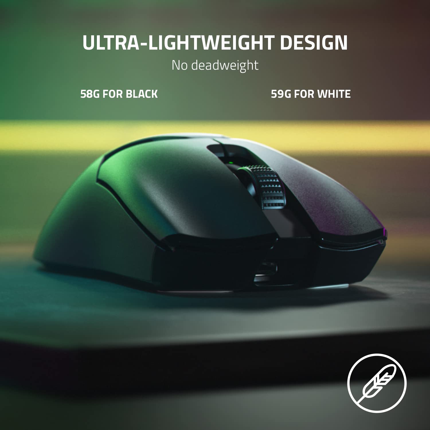 Razer Viper V2 Pro Wireless Gaming Mouse - Ultra-Lightweight 58g Design, 30K DPI Optical Sensor, HyperSpeed Wireless, Gen-3 Optical Switches, 5 DPI Settings - Black | Perfect for Esports, FPS, MOBA & PC Gaming
