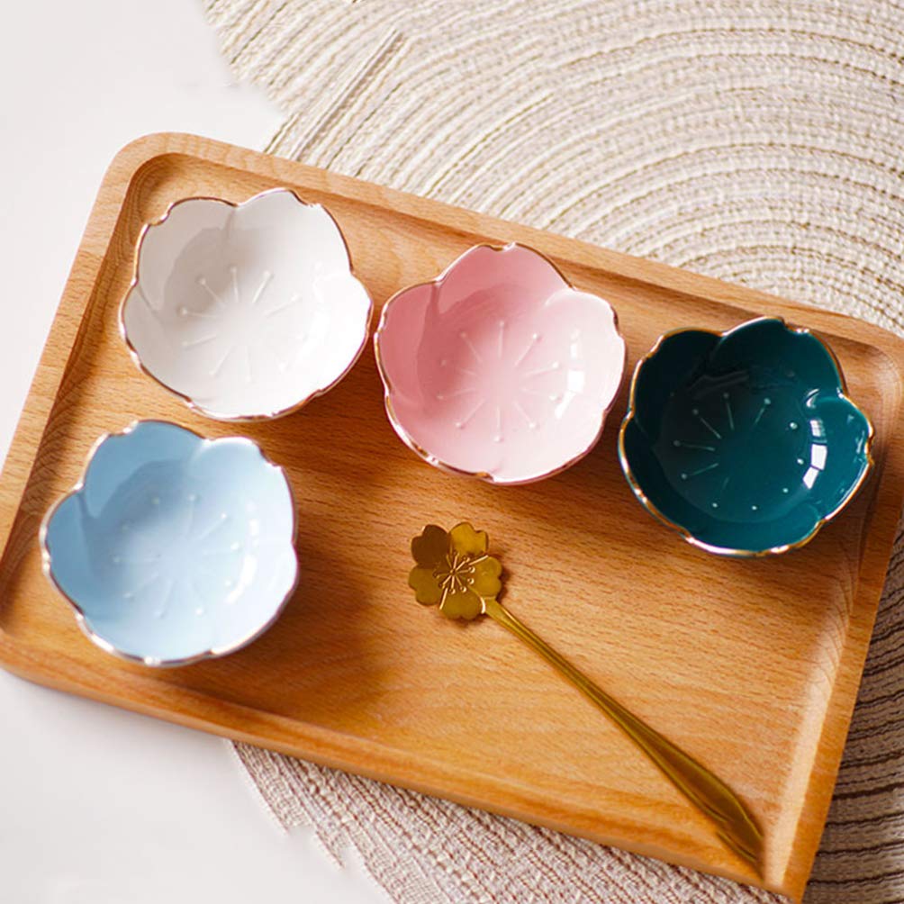 DOITOOL 2-Piece Ceramic Sauce Dishes Set - Small Dipping Bowls for Soy Sauce, Sushi, BBQ, Ketchup & Condiments - Perfect for Appetizers, Desserts & Tea Bags - Elegant Dining & Party Serving Dishes