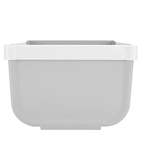 Simlug 13 Gallon Large Capacity Trash Can with Lid - Odor-Proof Kitchen Waste Bin for Home & Office, Durable Plastic Garbage Container (Trumpet Gray) | Ideal for Kitchen, Bathroom, Laundry Room & Office Spaces