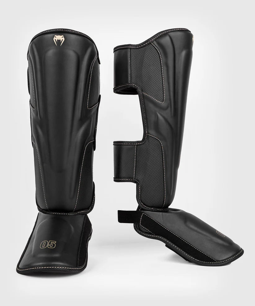 Venum Impact Evo Shin Guards - MMA, Kickboxing & Muay Thai Protective Gear for Training & Competition