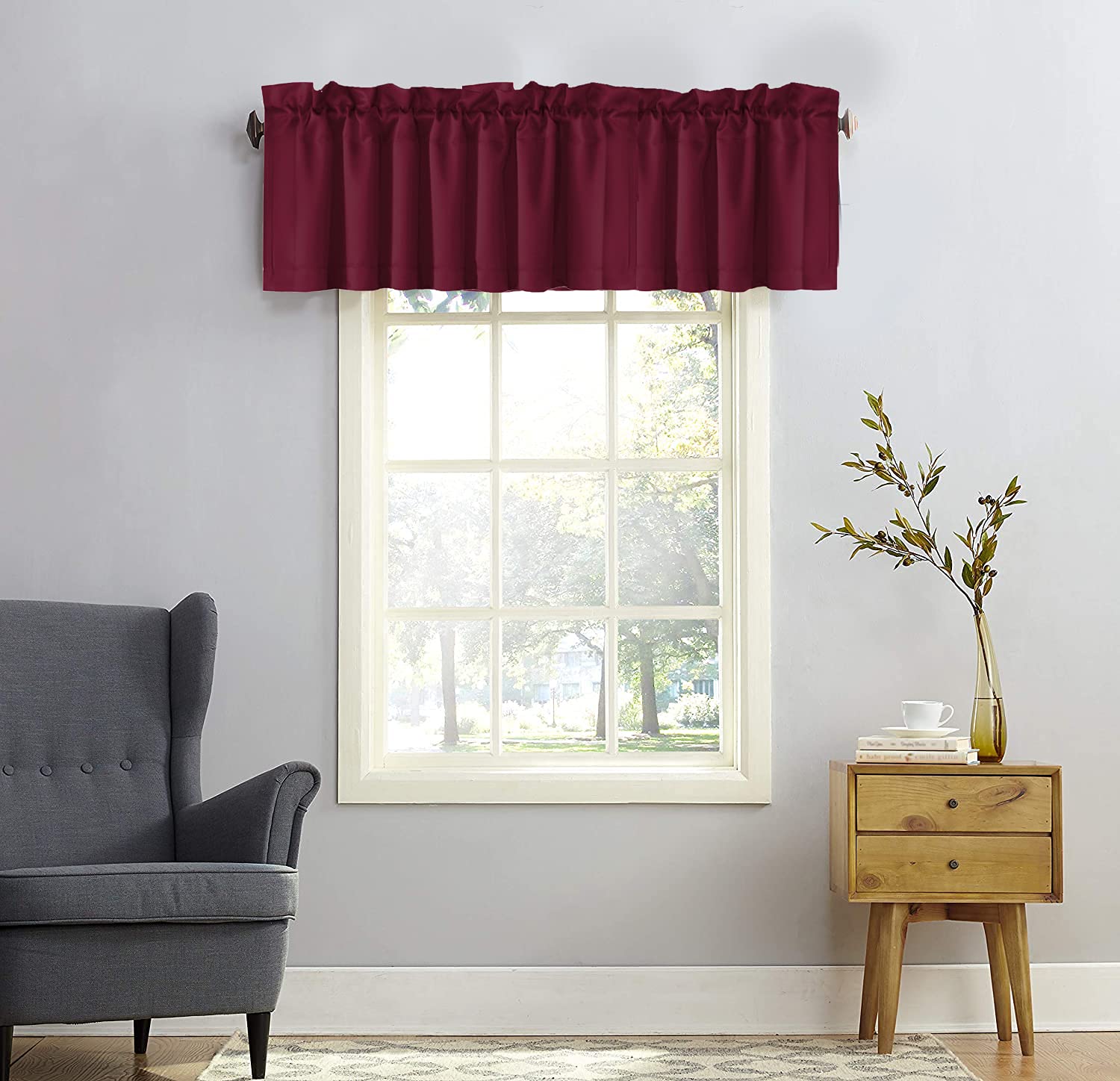 2 Panels Blackout Valance Curtains - 52