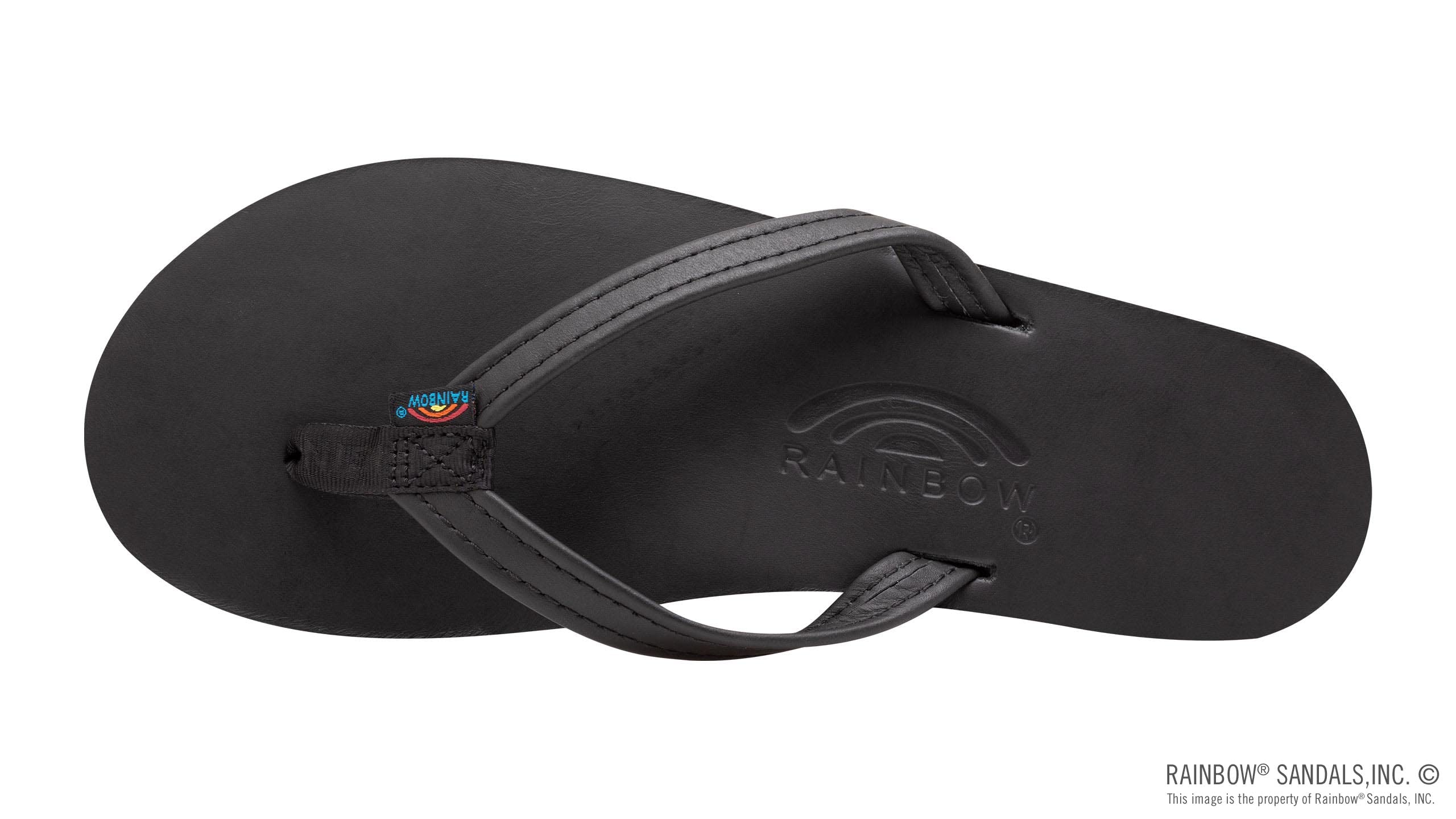 Rainbow Sandals for Women - Double Layer Leather Sandals with Arch Support & Narrow Straps | Comfortable Casual & Beach Footwear for Summer Outings