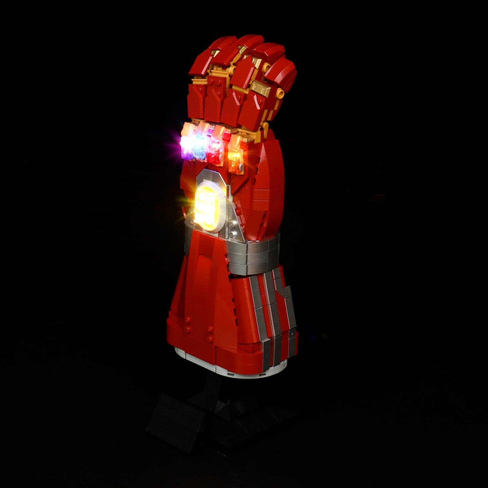 Best Light Kit for LEGO Nano Gauntlet Marvel 76223 - DIY Building Blocks LED Lighting Set for Display & Collection - Perfect for Marvel Fans & Home Decor