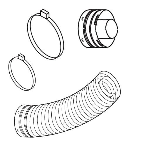 Premium Secure Flex Connector Kit FVK36 - Durable & Reliable for Plumbing, HVAC, and Industrial Applications - Perfect for Leak-Proof Pipe Connections