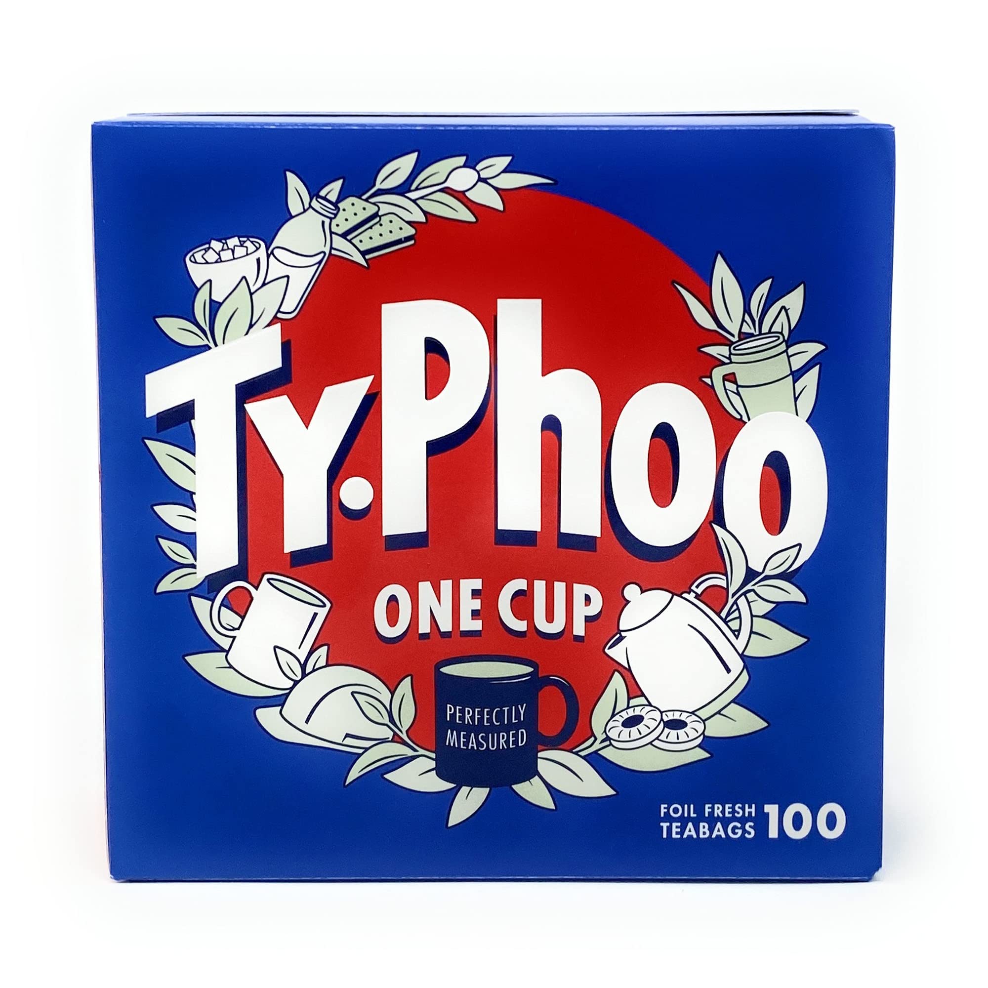Typhoo Tea One Cup Special Blend Black Tea (100 Tea Bags) – Premium British Breakfast Tea, Rich & Full-Bodied Flavor | Perfect for Morning Energy, Afternoon Relaxation & Office Tea Time