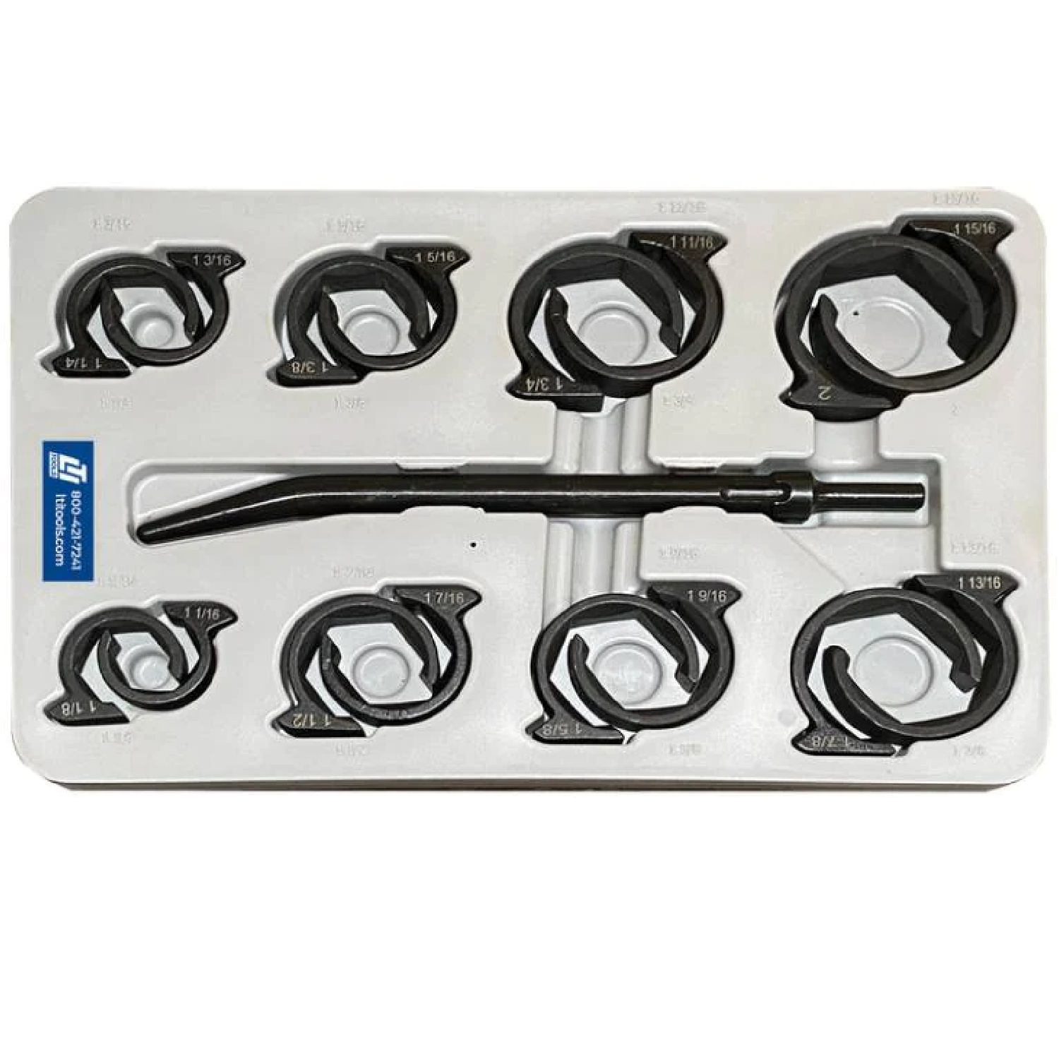Lock Technology 1920XL 16-Piece SAE Shockit Line Wrench Set - Professional Automotive Tool Kit for Plumbing, HVAC & Mechanical Repairs