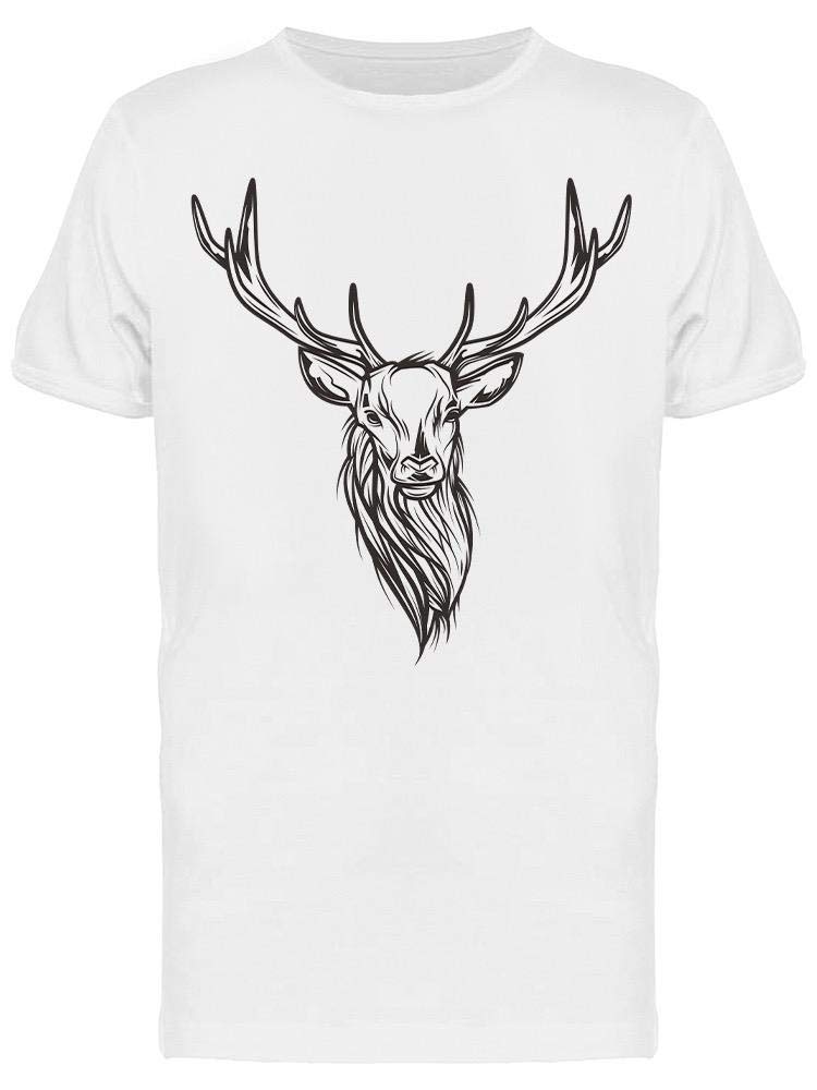 Wild Deer Graphic T-Shirt for Men - Stylish Casual Tee for Outdoor Adventures & Streetwear Fashion