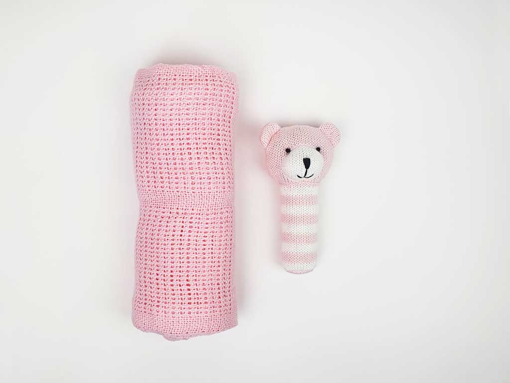 Adorable Pink Baby Bear Gift Box for Girls - Perfect for Birthdays, Baby Showers & Special Occasions
