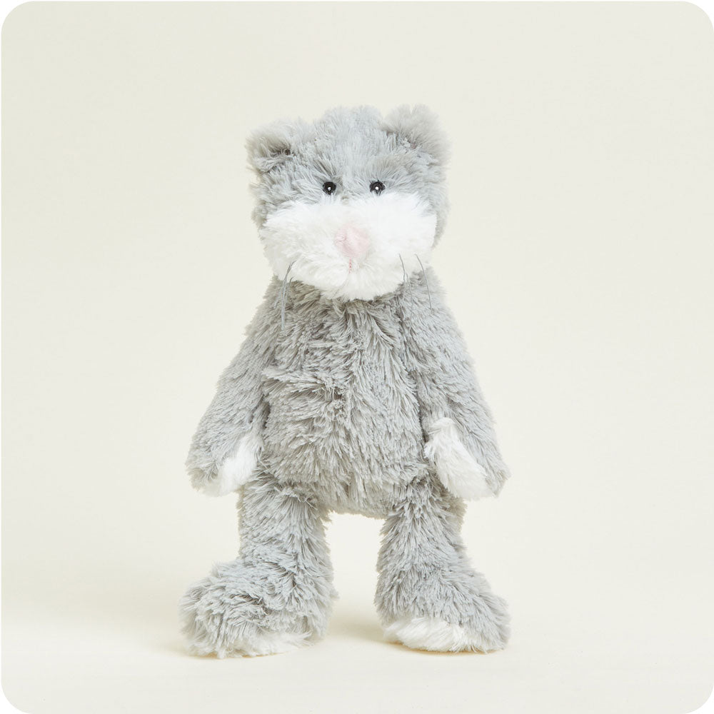 Weighted Heated Cat Stuffed Animal - Microwaveable Plush Toy for Stress Relief & Warmth | Perfect for Anxiety Relief, Relaxation, and Cold Weather Comfort