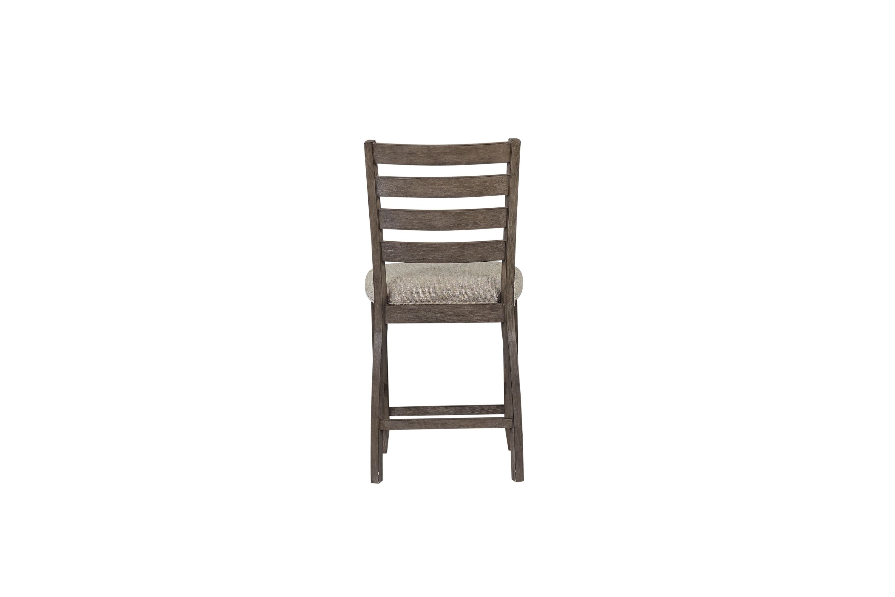 Modern Counter Height Dining Stools with Ladder Back - Set of 2 Bar Stools for Kitchen Island, Breakfast Nook & Home Decor | Comfortable & Stylish Seating Solution