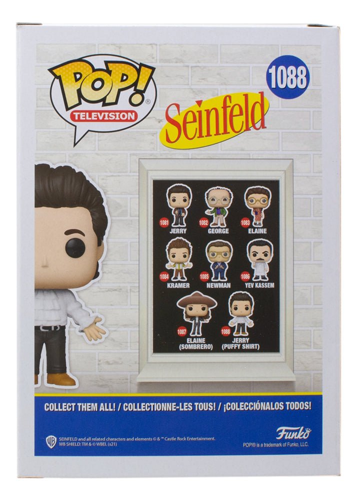 Jerry With Puffy Shirt Seinfeld Funko Pop! Vinyl Figure #1088 - Collectible TV Show Merchandise for Fans & Gift for Sitcom Lovers