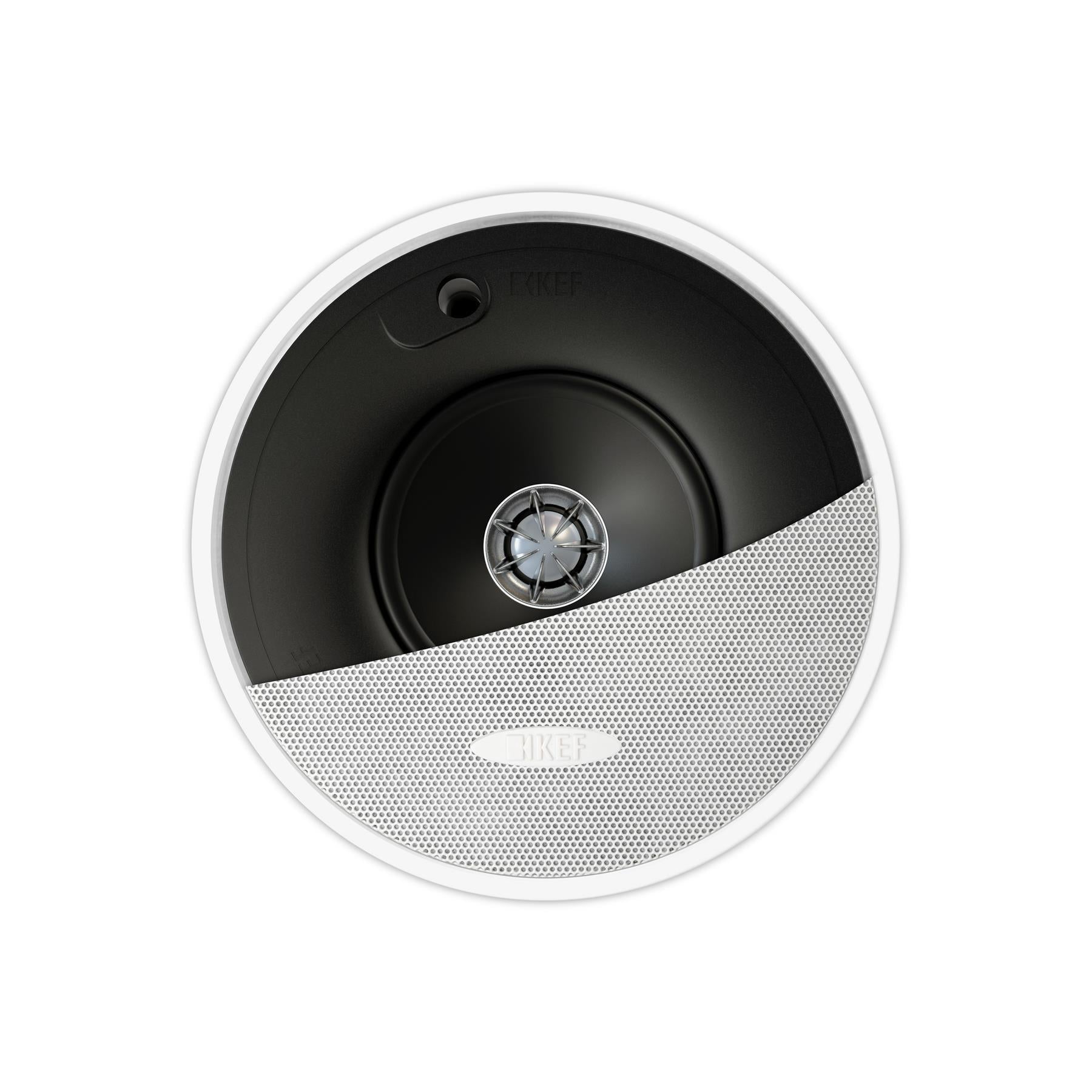 KEF Ci100.2QR In-Ceiling Speaker - High Performance Home Audio System for Surround Sound | Perfect for Home Theater, Living Room & Background Music