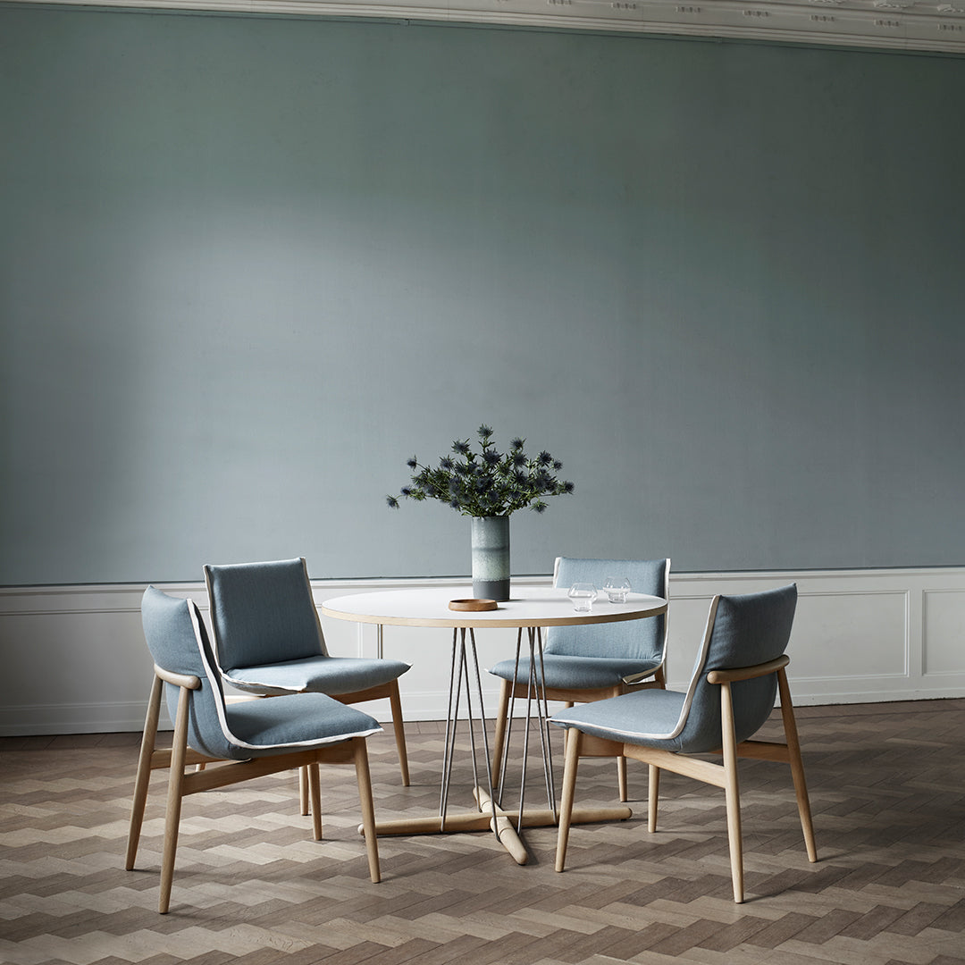 E020 Embrace Table - Modern Minimalist Dining Table for Small Spaces | Perfect for Apartments, Breakfast Nooks & Cozy Kitchens