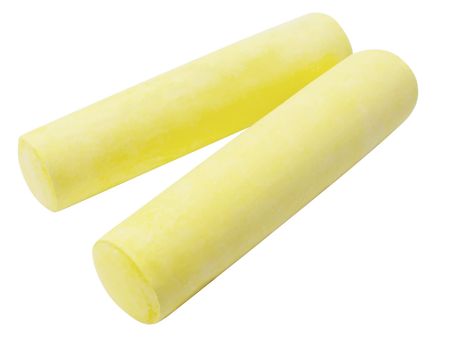 CH Hanson 10394 Yellow Railroad Chalk - 144 Pieces per Box | High Visibility Marking for Railroad Tracks, Construction Sites & Outdoor Projects